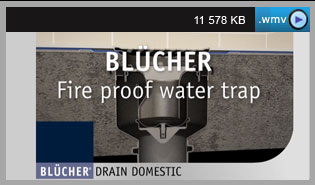 Fire proof water trap Fire proof water trap